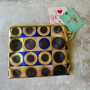 HOBO Modernist Metallic Clutch NWT’s